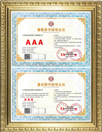 重服務/重合同守信用企業